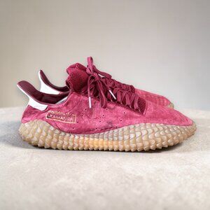 Adidas Kamanda Burgundy Suede Chunky Gum Sole Sneakers 13.5 Streetwear Y2K Retro